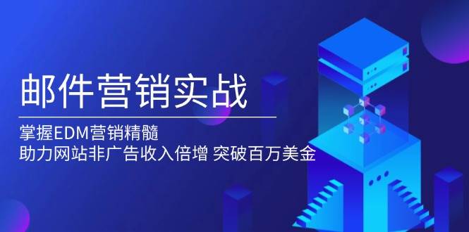 邮件营销实战，掌握EDM营销精髓，助力网站非广告收入倍增，突破百万美金_陌咲网