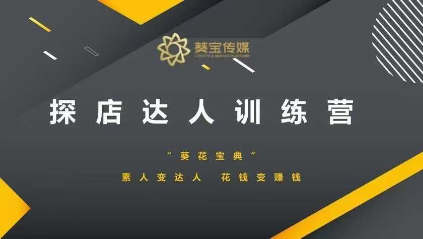 探店达人训练营，素人变达人，花钱变赚钱_陌咲网