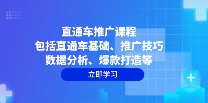 （14001期）直通车推广课程：包括直通车基础、推广技巧、数据分析、爆款打造等_陌咲网