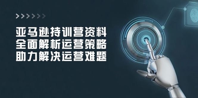 （14033期）亚马逊持训营资料，全面解析运营策略，助力解决运营难题_陌咲网