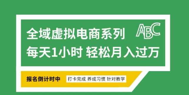 全域虚拟电商变现系列，通过平台出售虚拟电商产品从而获利_陌咲网