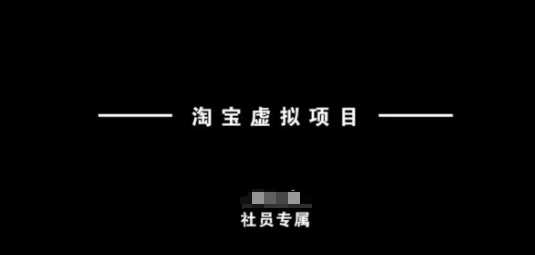 淘宝虚拟项目，从理论到实操，新手也能快速上手_陌咲网