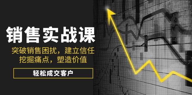 销售实战课，突破销售困扰，建立信任，挖掘痛点，塑造价值，轻松成交客户_陌咲网