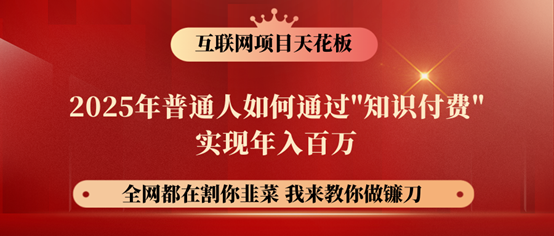 镰刀训练营超级IP合伙人，25年普通人如何通过“知识付费”年入百万！_陌咲网