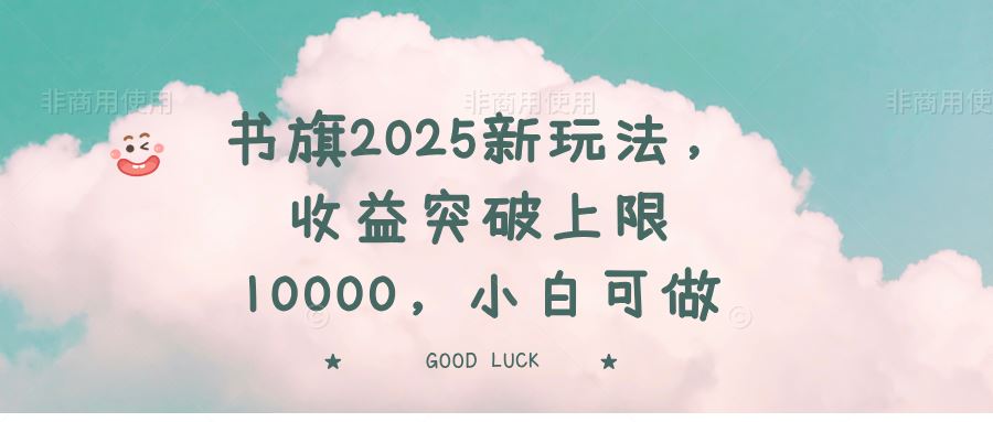 （14519期）书旗2025新玩法，收益突破上限10000，小白可做_陌咲网