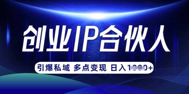 云帆·创业ip合伙人打造3.0，从0到1教你做网创，实现月入过W_陌咲网