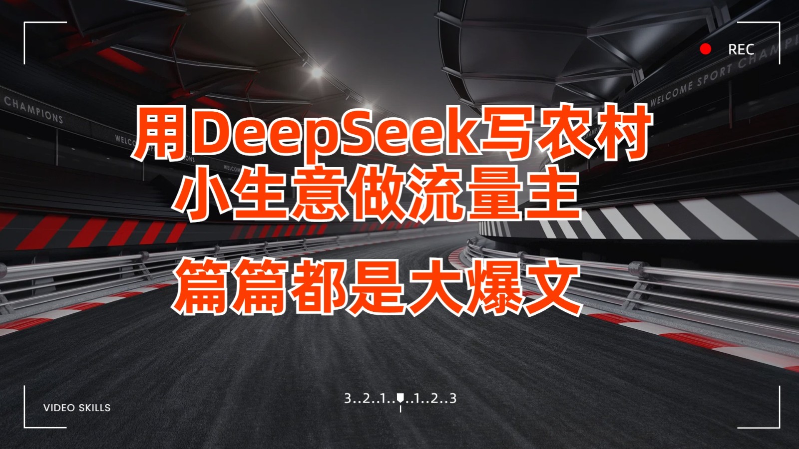 用DeepSeek写农村小生意做流量主，篇篇都是大爆文_陌咲网