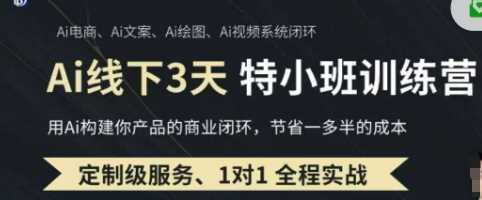 AI实操培训第20-21期线下，0基础保姆级教程，3月最新整理，企业获客、降本增效、打造超级个体_陌咲网
