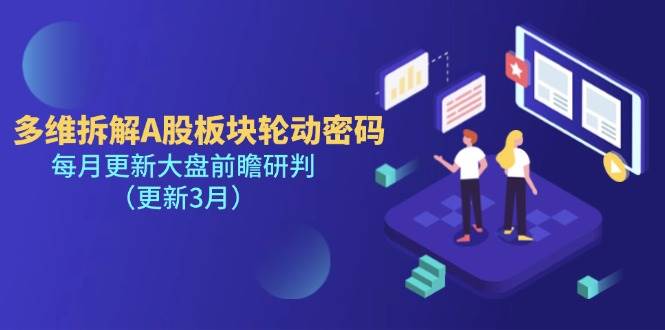 （14213期）多维拆解A股板块轮动密码，每月更新大盘前瞻研判（更新3月）_陌咲网