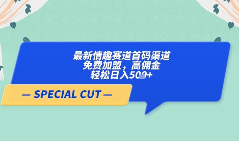【轻云】最新情趣赛道首码渠道，免费加盟，高佣金，轻松日入5张_陌咲网
