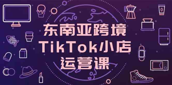 东南亚跨境TikTok小店运营课，掌握店铺设置与流量转化核心技巧_陌咲网