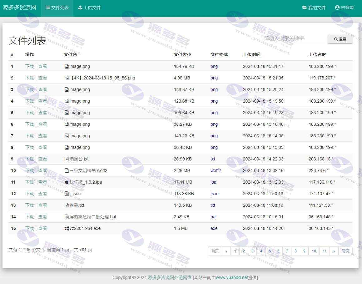 彩虹外链网盘V5.5更新 新增用户系统与分块上传_陌咲网