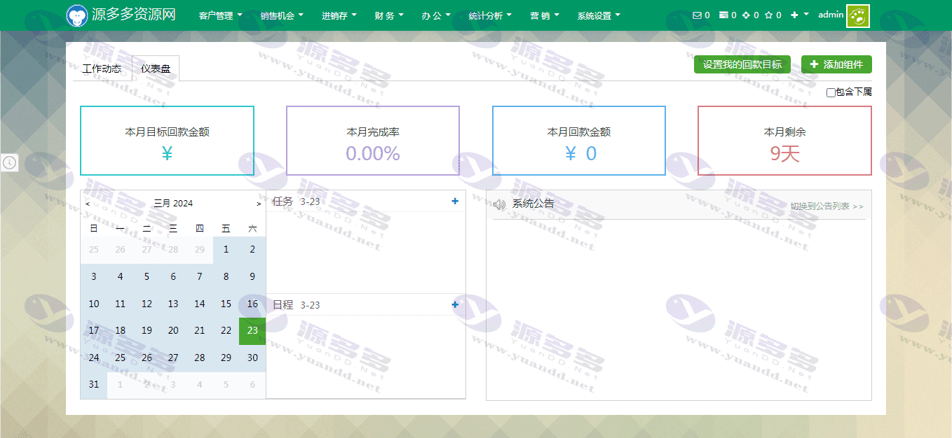 Thinkphp内核企业级CRM客户管理系统的旗舰版商业源代码，它是一款无任何加密且无域名限制的优秀产品_陌咲网