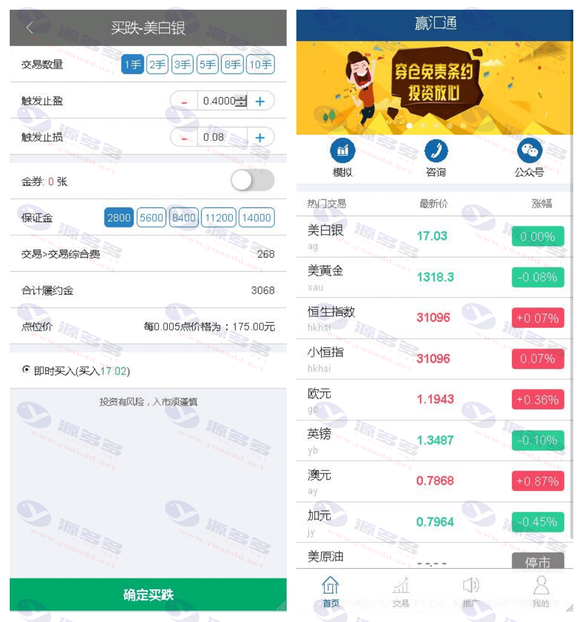 赢汇通微盘理财PHP源码：提供模拟和实盘功能以及全面的风险控制_陌咲网