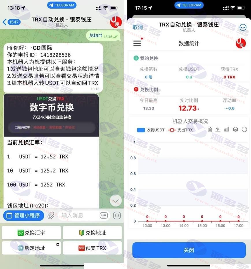 高性能机器人框架：TRX自动兑换机器人源码与搭建教程_陌咲网