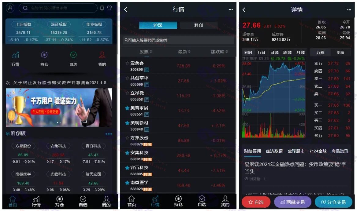 新版两融双融源码3.0股票交易系统源码：股票配资、融资融券、两融双融完整源码下载_陌咲网