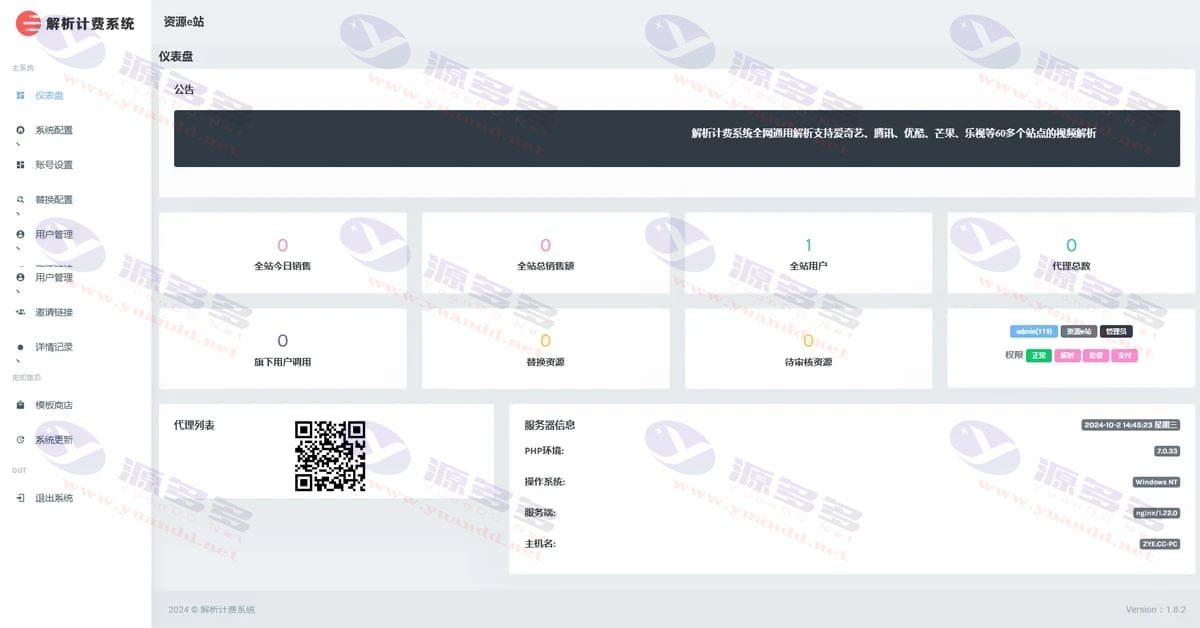 图片[6]_视频解析计费系统源码优化版，免授权+智能线路轮询切换2.0+线路切换功能，附带安装教程_陌咲网