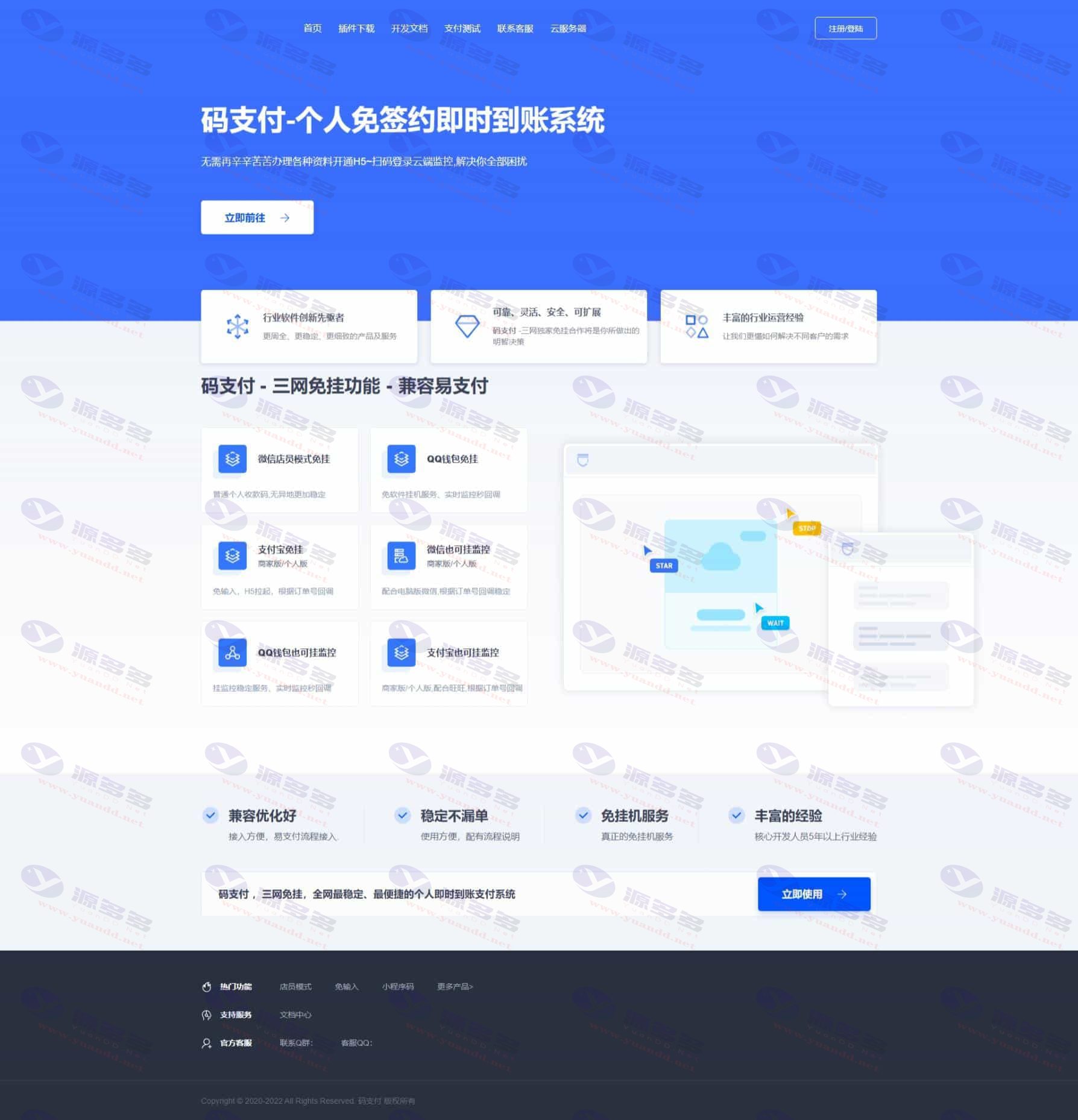 多功能码支付系统：实现三网免挂的个人免签支付网站源码_陌咲网