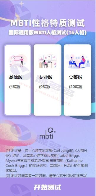 MBTI十六型人格测试系统源码 全功能职业性格测试+安装视频教程_陌咲网