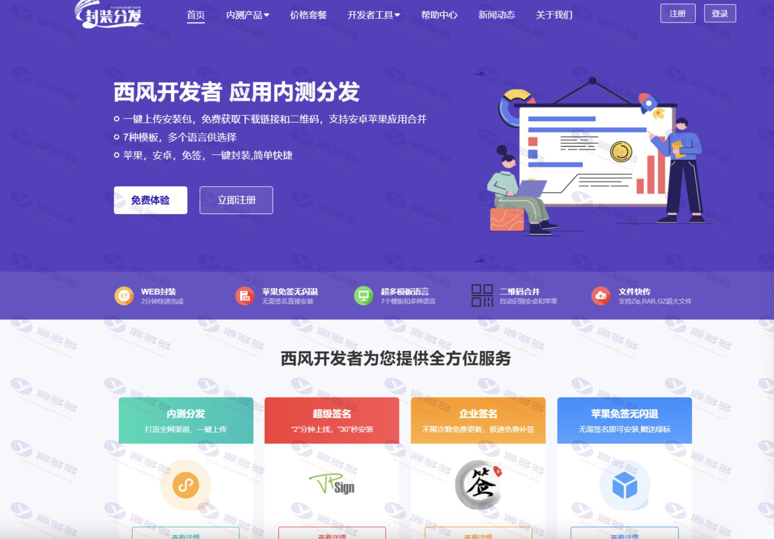 修复版APP在线封装源码 – 支持安卓、iOS、EXE分发 | 仿第八区应用打包系统_陌咲网