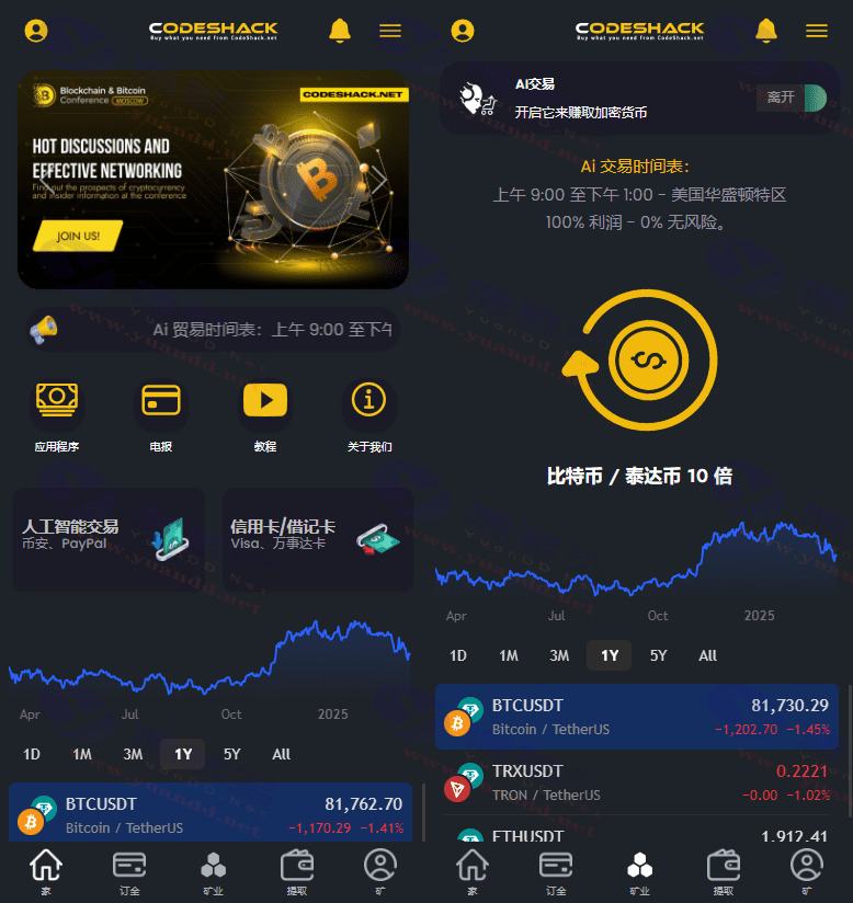图片[1]_AI智能量化交易系统源码_海外区块链理财平台源码_AI自动交易程序_陌咲网