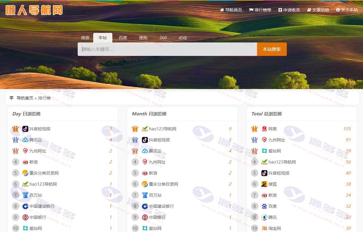 图片[3]_多端兼容懒人网址导航源码 v3.9：PHP+MySQL开发，自适应响应式带安装教程_陌咲网