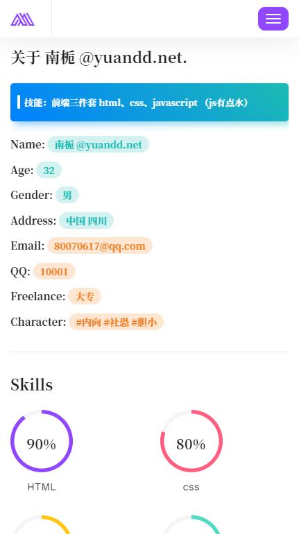 图片[2]_南栀PHP个人主页系统源码 – 集成光年后台模板与完整管理功能_陌咲网