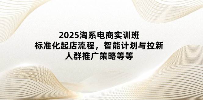 （14522期）2025淘系电商实训班：标准化起店流程，智能计划与拉新，人群推广策略等等_陌咲网