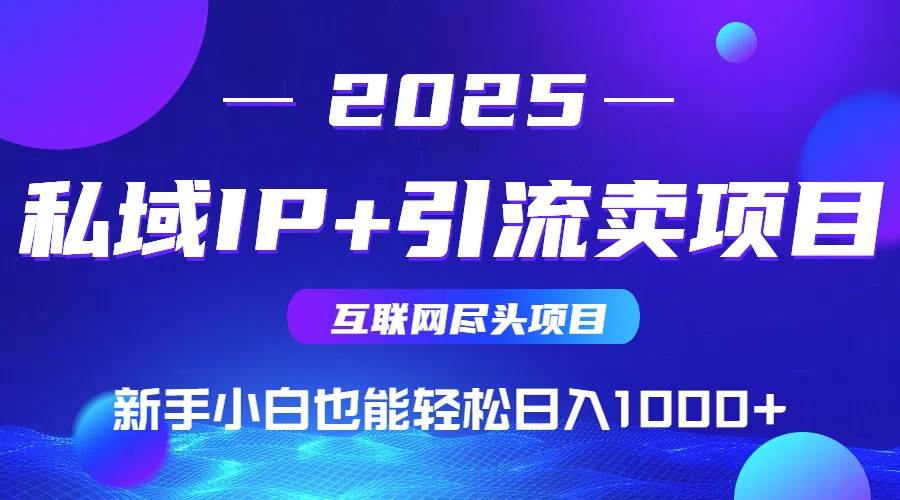 （14613期）私域IP 卖项目，普通人小白也能轻松实现日入1000_陌咲网