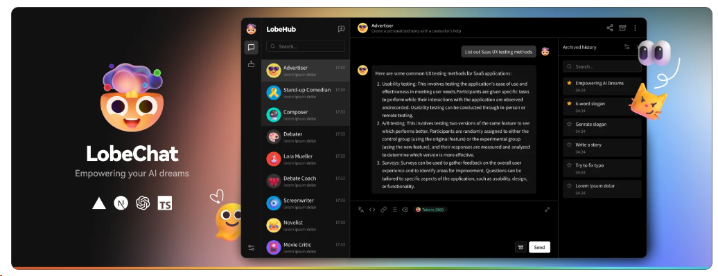 Lobe Chat V0.145.12版本 一键免费部署ChatGPT/LLM Web 应用程序教程（支持语音合成、多模态）_陌咲网